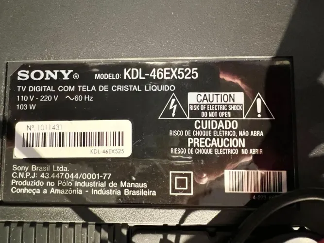 TV 46? Sony KDL 46EX525