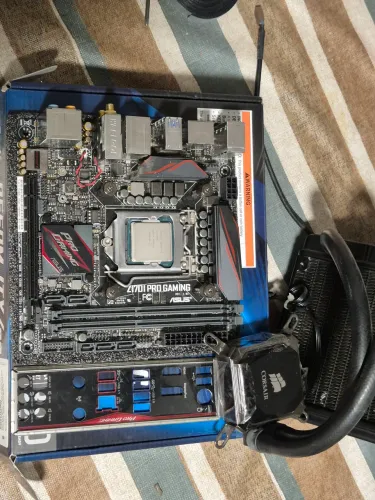 Kit placa mãe Asus Rog Z170i Mini Itx com I5 6600k e cooler corsair H60