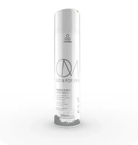Shampoo Masculino 2 em 1 Ozonteck Ozon For Men 300ml