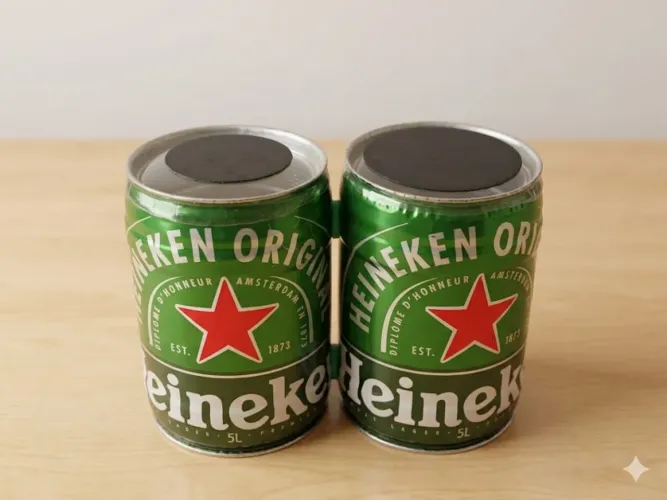 Bongô Artesanal de Barril Heineken - Exclusividade Fábrica do Barulho