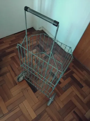 Carrinho compras feira supermercado reforçado