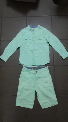 Conjunto Camisa e shorte Menino 6 Anos