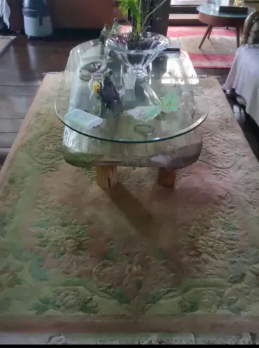 Mesa de centro tronco de árvore jatobá