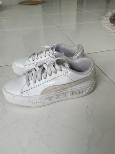 Tênis Branco Puma Smash 3.0 Mono Twist