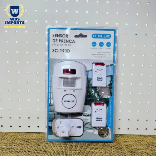Kit Alarme Residencial Sem Fio Sensor Presença - IT Blue