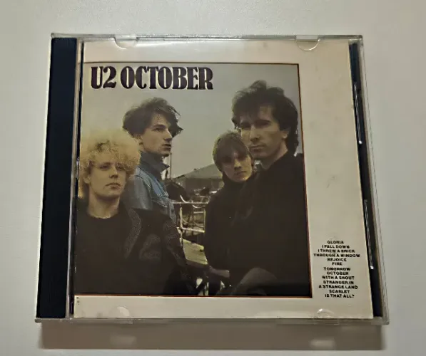 CD U2 - October - Polygram Island - Ind. Brrasileira