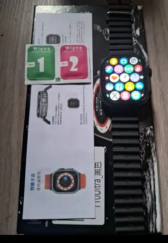 2X Smartwatch + Carregador por Indução + Película