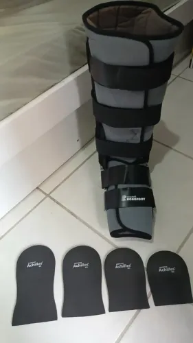 Bota Ortopédica Imobilizadora Robofoot Salvapé G + Kit Achilles