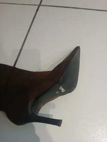 Bota meio cano tng camurça n 33