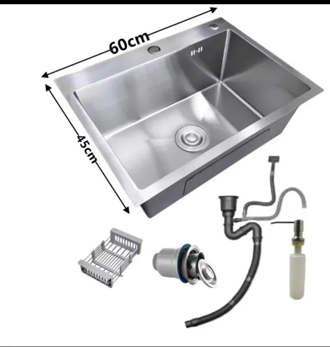 Cuba inox escovado gourmet 60x45cm