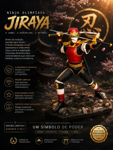 Estatua Ninja Olimpiada Jiraya