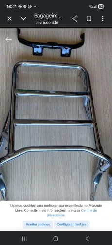 Bagageiro da cg cargo 160
