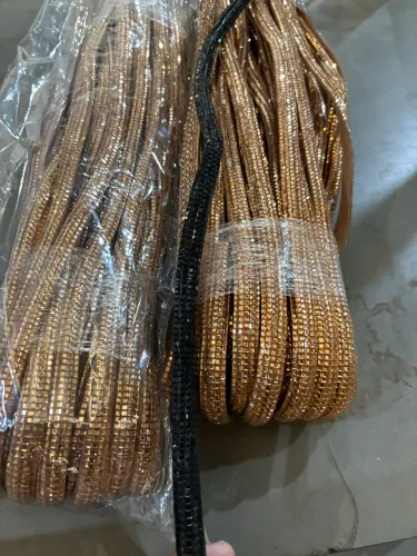 Tiras com strass para sandálias 