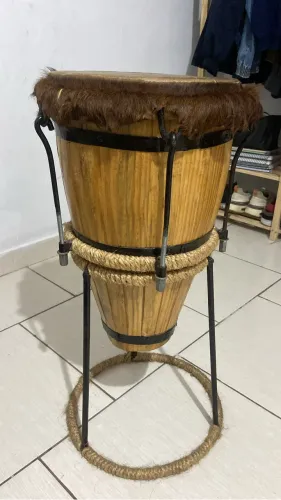 Atabaque artesanal 50cm