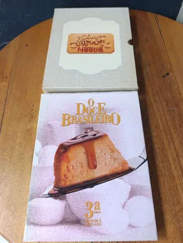 LIVRO O DOCE BRASILEIRO 3ª EDIÇÃO REVISAIE AMPLIADA 1990 ACERVO CULINÁRIO NESTLÉ. RARO