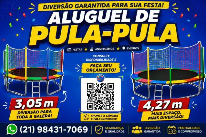 Aluguel de pula pula para festa