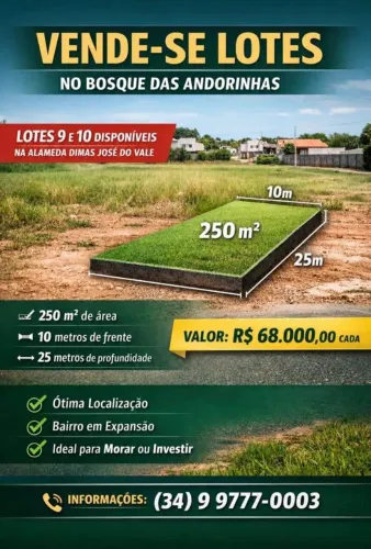 Vendo 2 terrenos em Tupaciguara - Mg