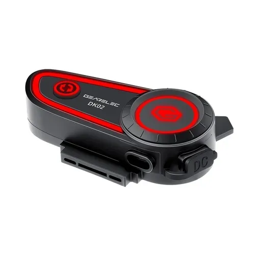Gearelec DK-02 Bluetooth Intercomunicador Para Capacete Maior Bateria do Mercado