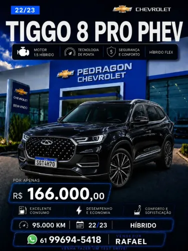 Chery Tiggo 8 Pro 1.5 Turbo (híbrido) 2023