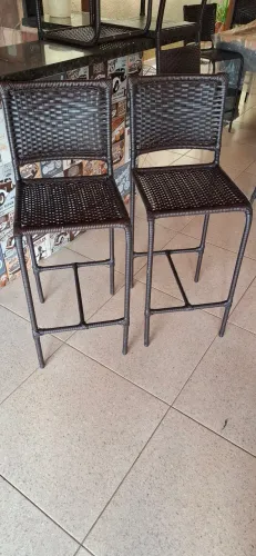  Jogo de 10 Banquetas em fibra