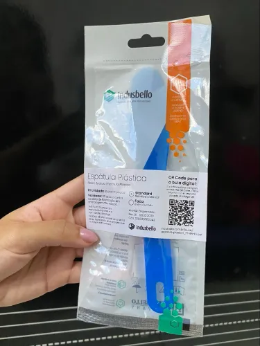 Espátula plástica azul - Indusbello 