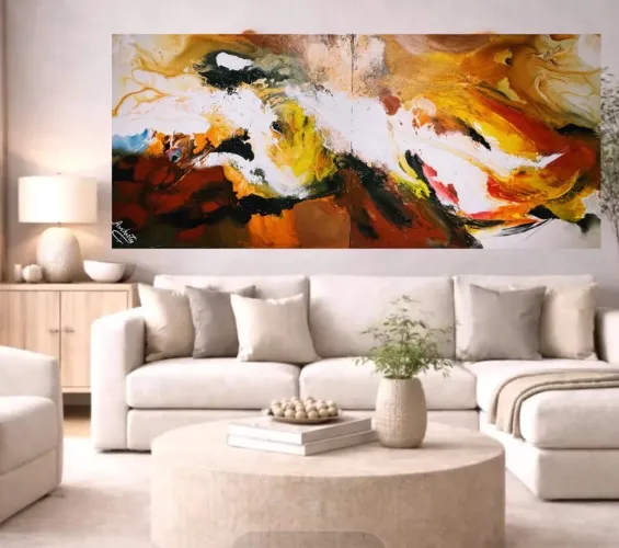Quadro Pintura em tela 
