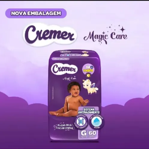 Fralda descartável fita Cremer 