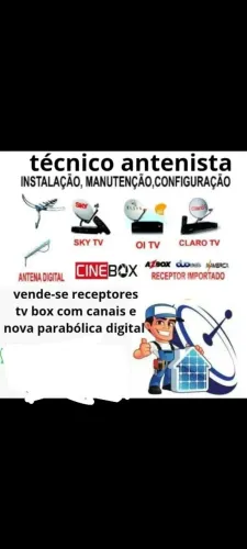 Venda e estalacao de antenas