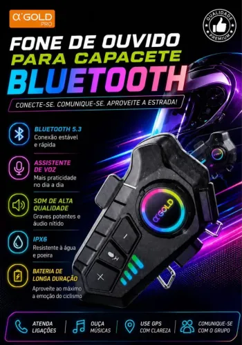 Fone de ouvido para capacete