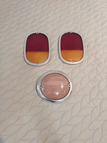 Lentes Lanternas Pisca Kombi Corujinha