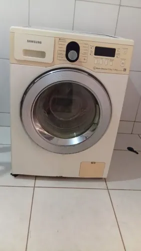 Maquina lavar e seca samsung ( tenk trocar a mangueira onde a água entra)