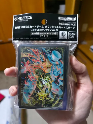 One Piece TCG | Sleeves Oficiais Limited Edition Vol. 3 Rob Lucci | 70 Sleeves | Lacrado