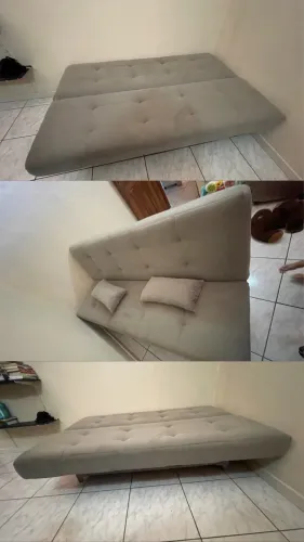 Sofá-Cama Casal Retrátil/Reclinável - Excelente Estado