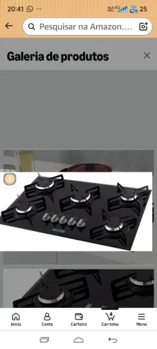 Cooktop a Gás Philco 5 Queimadores