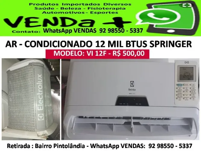 Ar- Condicionado 12 MIL BTUS SPRINGER Eco Turbo