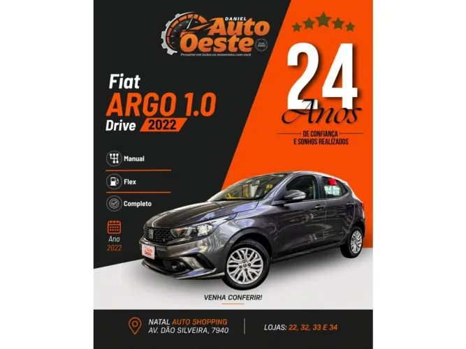Fiat Argo Drive 1.0 Firefly 2022