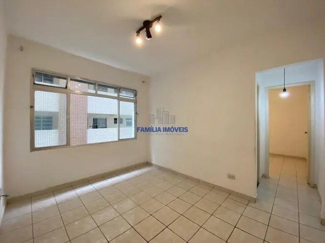 Apartamento a venda 1 dormitório Quadra da Praia Gonzaga Santos/SP