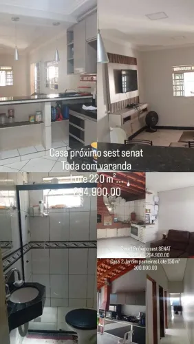 Casa toda com varanda ,Lote 220 m²/Próximo sest Senat 294.900.00