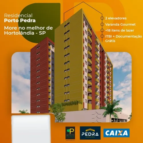 Lançamento Residencial Porto Pedra, Apartamentos de 57m2 e 58m2, 2 Dormitórios, 1 Suíte, V
