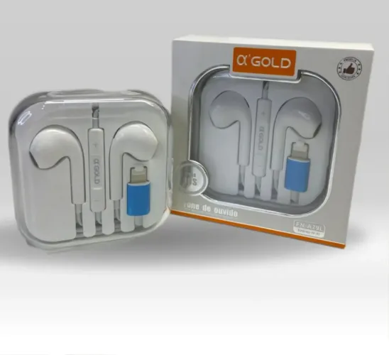 Fone de Ouvido Com fio para IOS - AGOLD