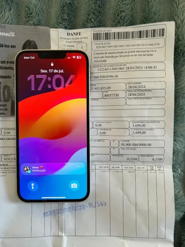 IPhone 13 128GB Branco, Excelente Estado
