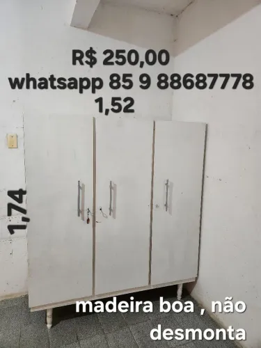 GUARDA ROUPA SIMPLES 3 P