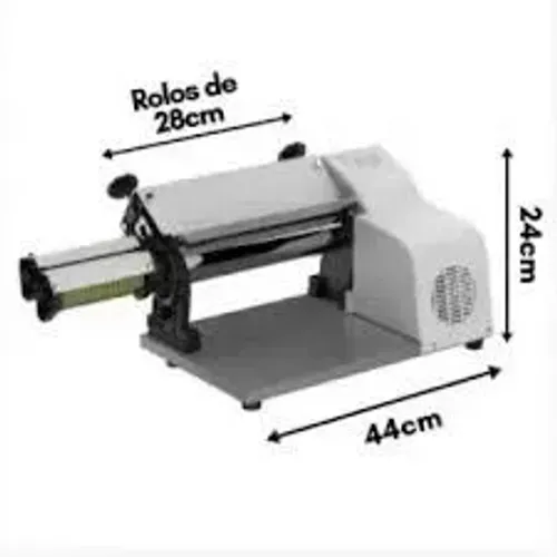 Cilindro Laminador de Massas 28cm Cromado