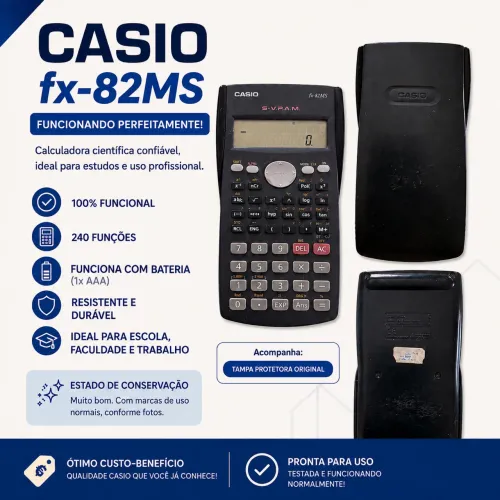 Calculadora Científica Casio fx-82MS