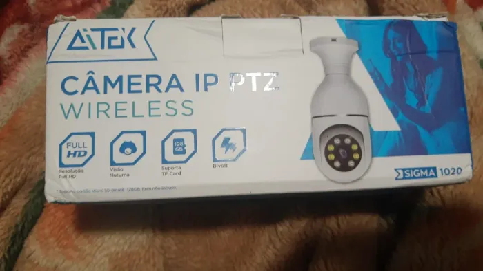 Câmera IP PTZ ATK Sigma 1020 ? R$ 65,00<br>DESAPEGO ? ÚLTIMA UNIDADE!