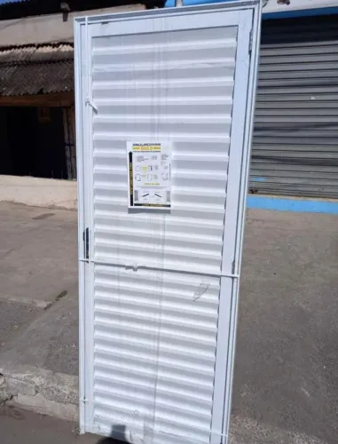Portas de alumínio BRANCO 60cm, 70cm ou 80cm - SUPER PROMOÇÃO 