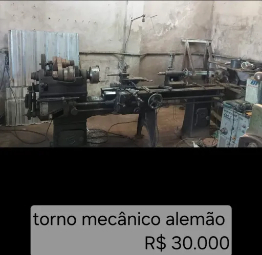Torno mecânico alemão