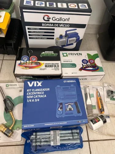 KIT COMPLETO PARA REFRIGERAÇÃO / AR-CONDICIONADO | NOVO, NUNCA USADO