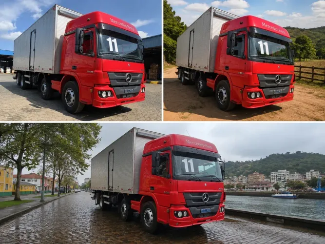 Mercedes Atego 2425 baú 2011 (preço bom)
