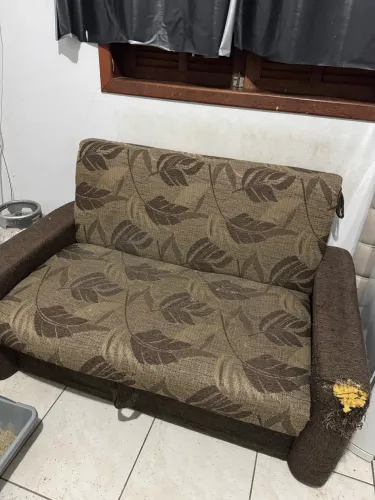 SOFÁ CAMA( BAÚ) 2 LUGARES PARA REFORMA